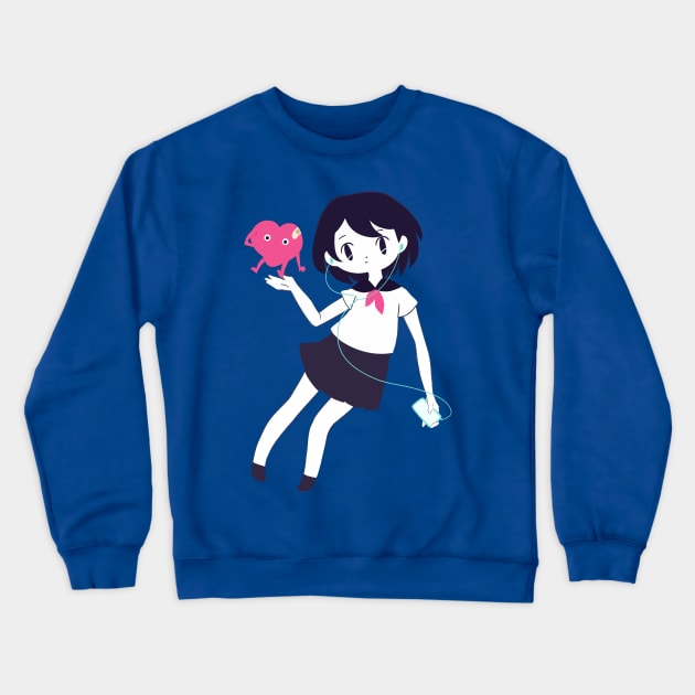 Silly Love Crewneck Sweatshirt by nekomachines